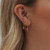 boucles pierres naturelles cristal de roche lana