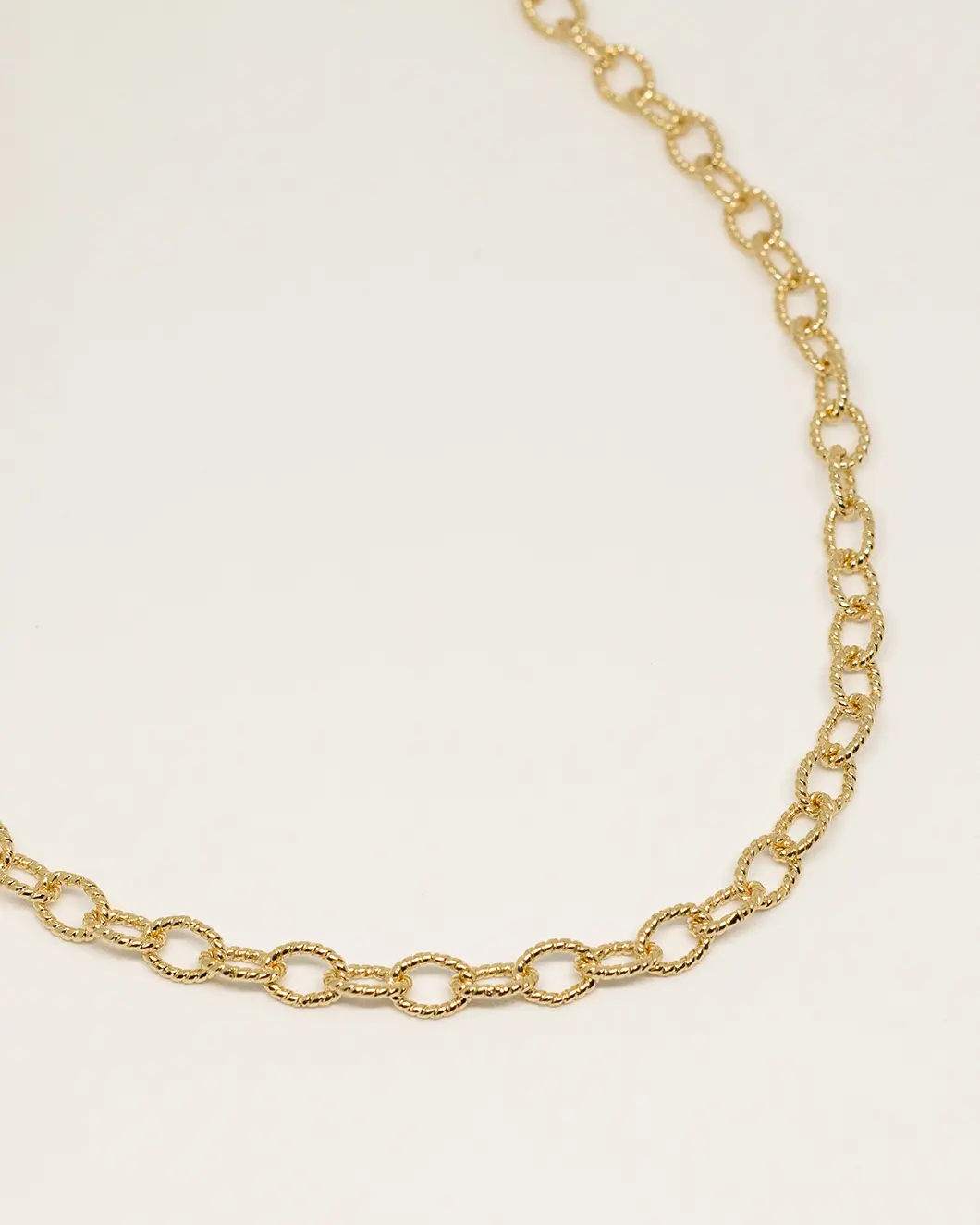 Collier grosse maille tendance