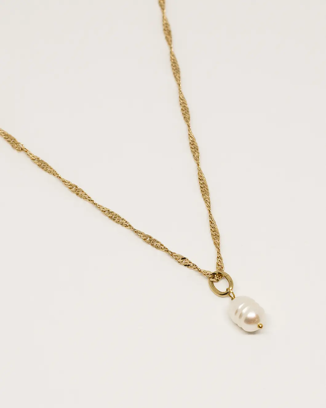 Collier pendentif perle de culture