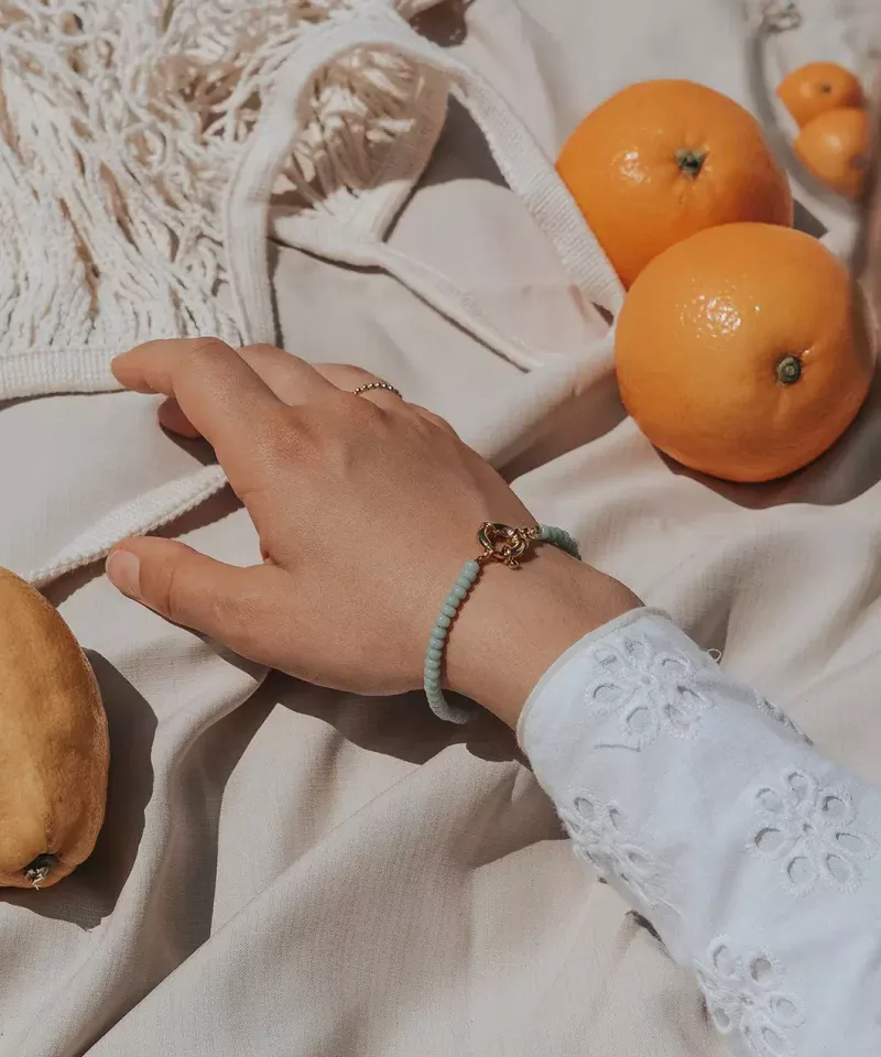 Bracelet perles de rocailles