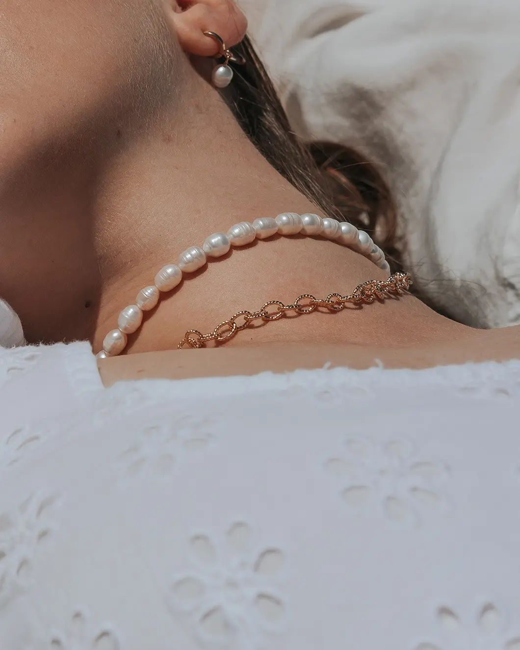 Collier grosse maille tendance