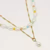 Collier perles de rocailles perles de culture