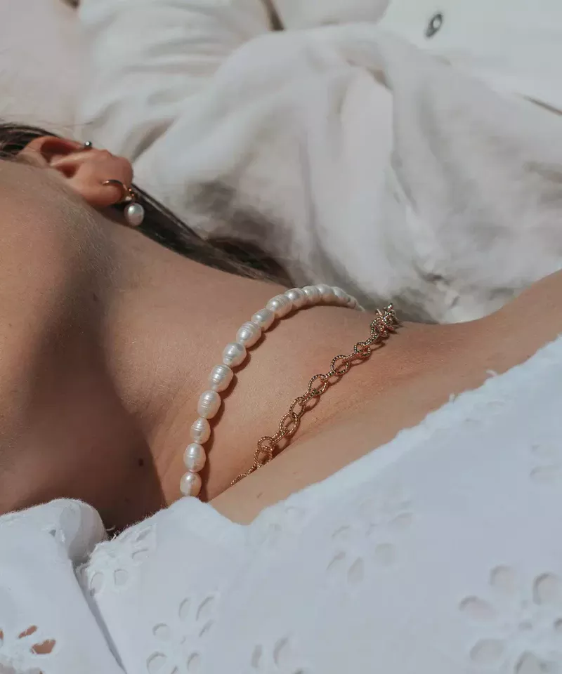 Collier perles de culture