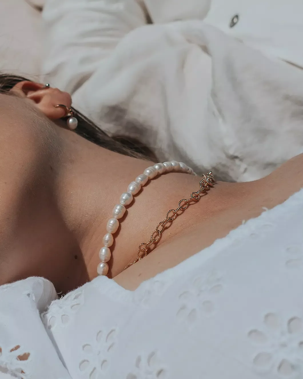 Collier perles de culture