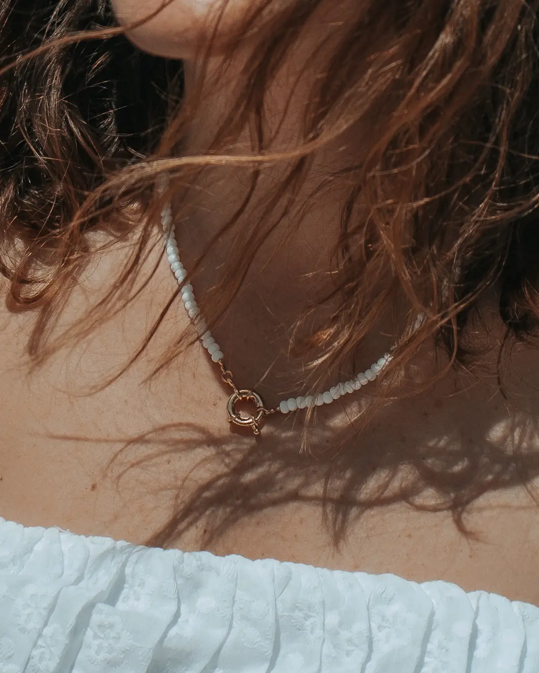 Collier perles de rocailles