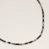 Collier pierre naturelle agate mousse