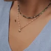 collier pendentif coeur plaque or