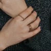 bague double acier inoxydable marleen