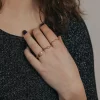bague vague acier inoxydable adam