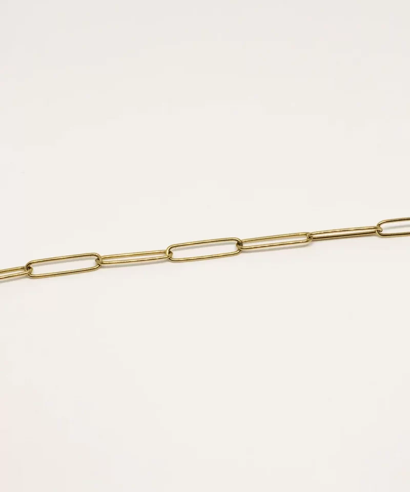 bracelet maille longue ovale kamala