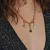 pendentif abeille acier inoxydable clip