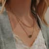 Collier pierre naturelle labradorite louane