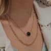 collier pierre nautrelle onyx noir jimmy