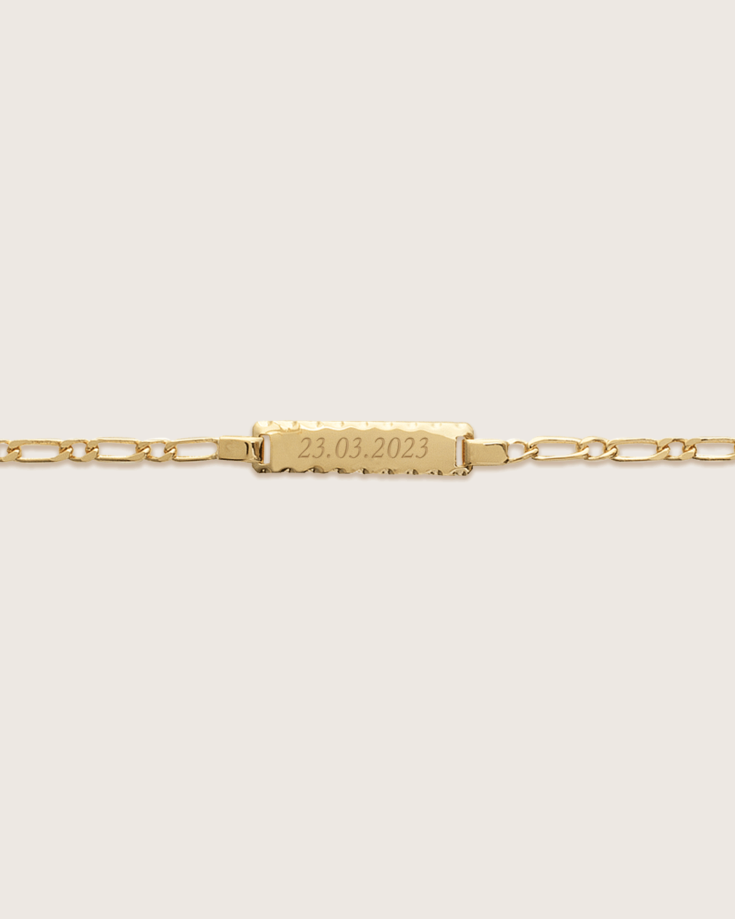 gourmette enfant bebe garcon fille bracelet gravure leon