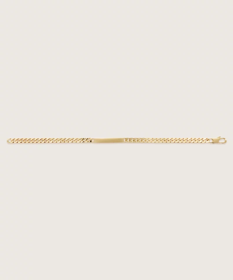 Gourmette adulte bracelet homme femme unisexe adam entiere 1